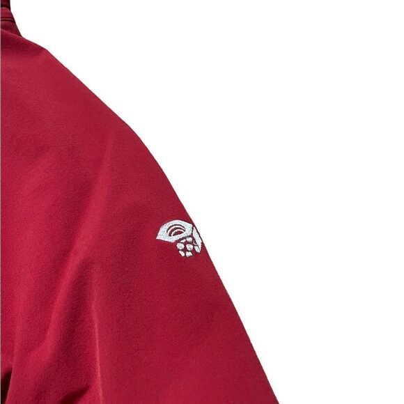 Mountain Hardwear Softshell Rain Jacket Red Size Small - Picture 3 of 8